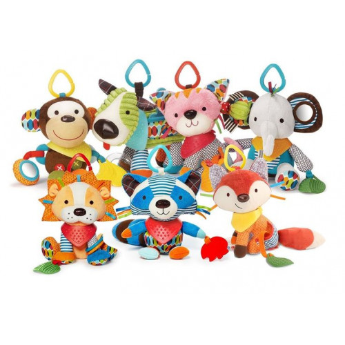 Đồ chơi lục lạc kết hợp gặm nướu Skip Hop Bandana Buddies Activity